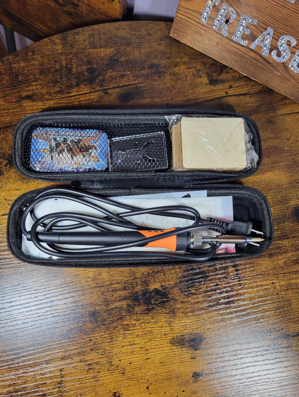 AOUTK wood burning kit and accessories - Portable Electronics Tool